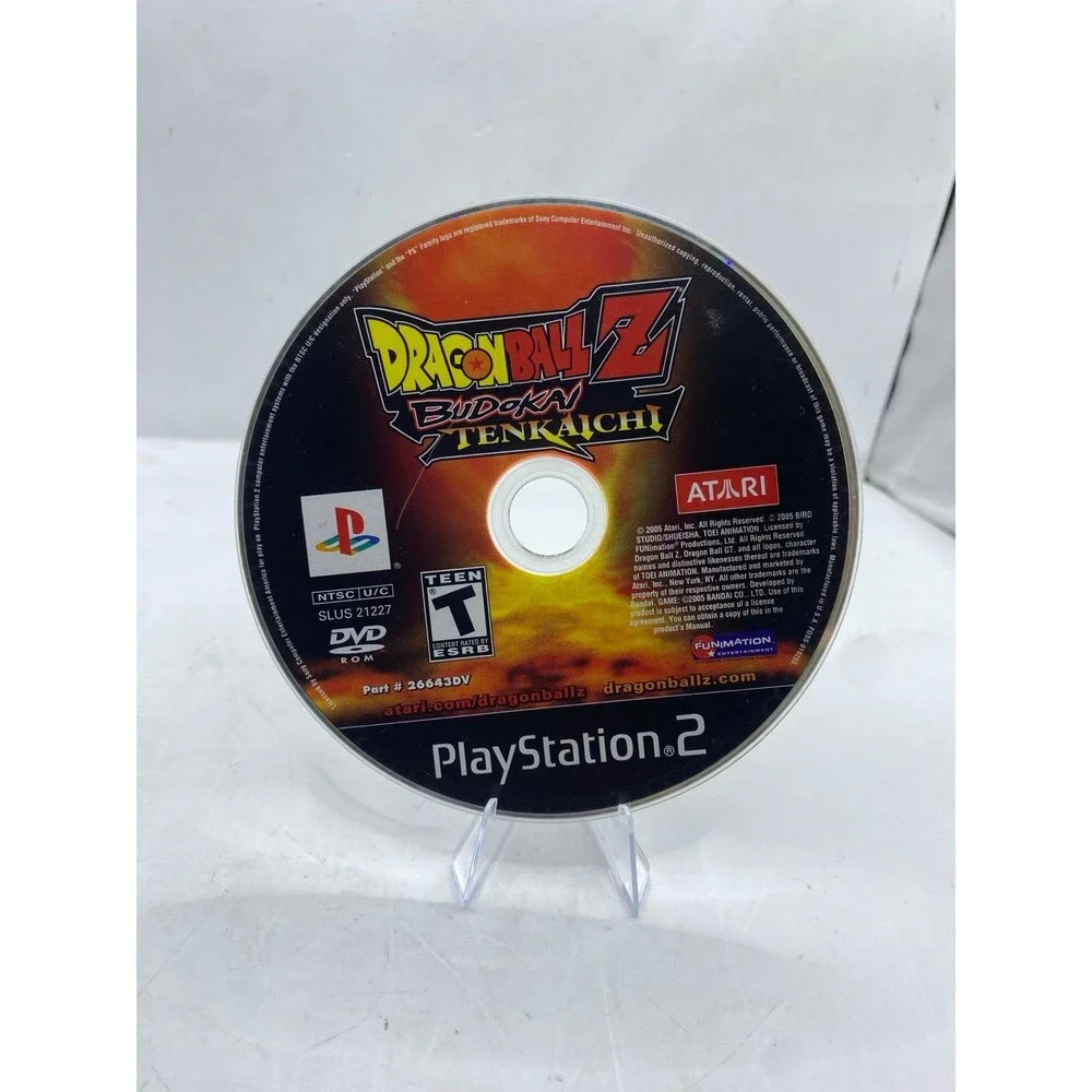 Dragon Ball Z: Budokai Tenkaichi PS2 (Sony PlayStation 2, 2005) - Disc only